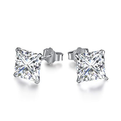 [Amore]Ornate Square Shape Earrings