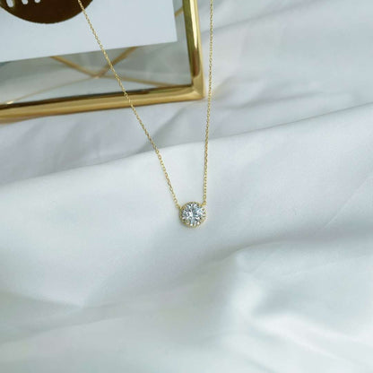 [Amore]Luxurious Round Cut Necklace