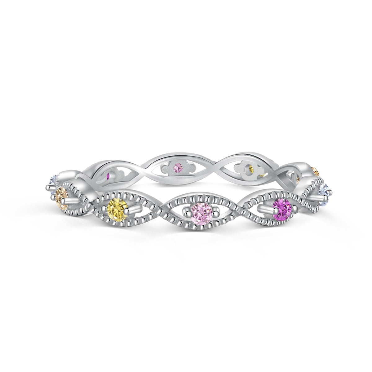 [Amore]Elegant Energetic Round Cut Daily Ring