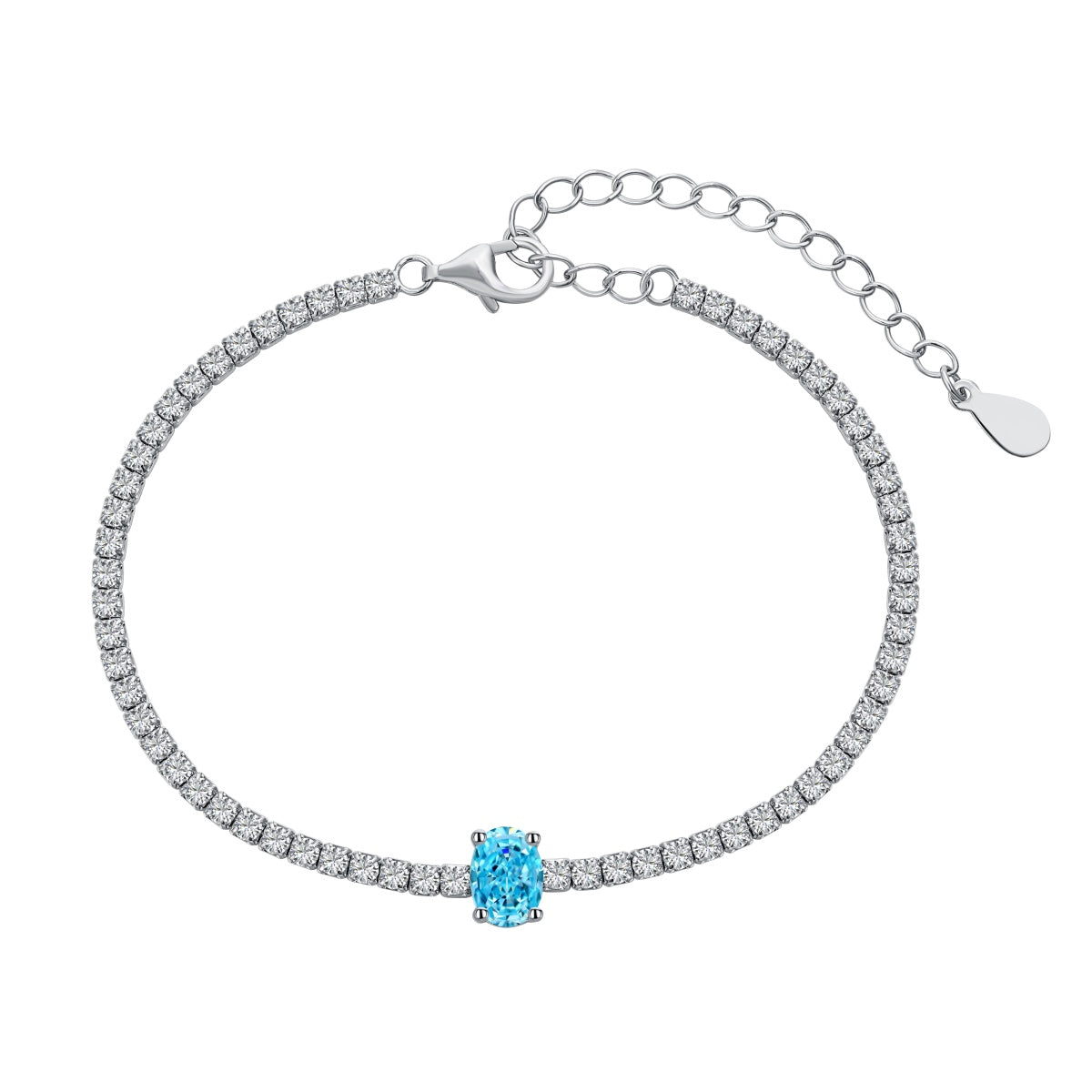 [Amore]0.75 Carat Exquisite Oval Cut Daily Bracelet