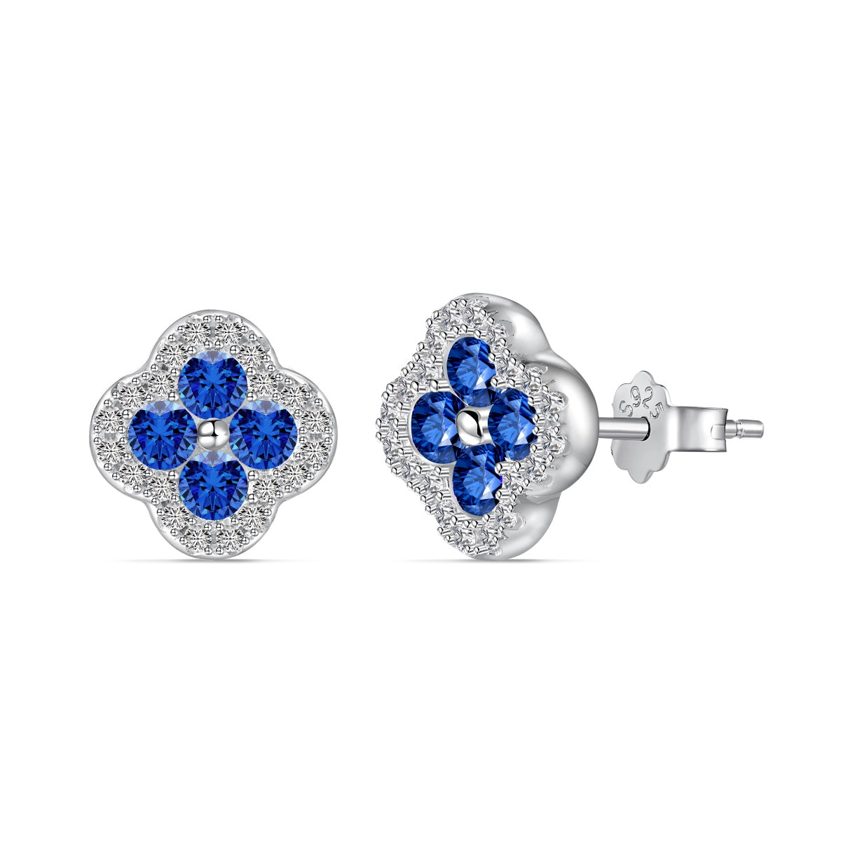 [Amore]Four-Leaf Clover Flower Shaped Earrings