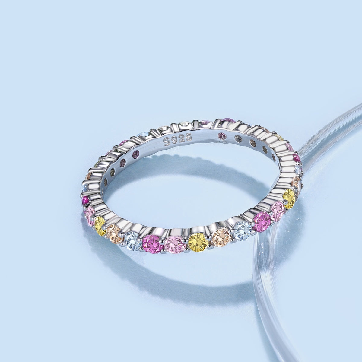 [Amore]Elegant Vivid Round Cut Daily Ring