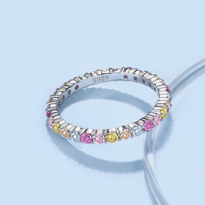 [Amore]Elegant Vivid Round Cut Daily Ring