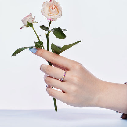 [Amore]Dazzling Resplendent Round Cut Party Ring