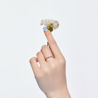 [Amore]Dazzling Resplendent Round Cut Party Ring