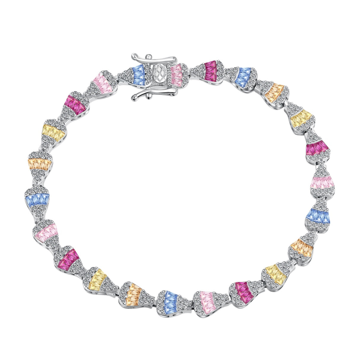 [Amore]Radiant Water Drop Shape Daily Bracelet