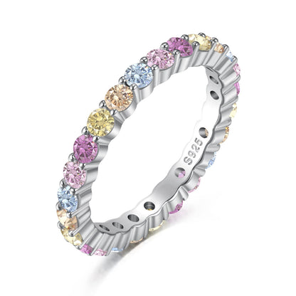 [Amore]Elegant Vivid Round Cut Daily Ring