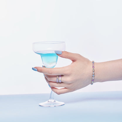 [Amore]Radiant Water Drop Shape Daily Bracelet