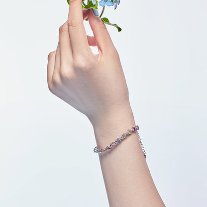 [Amore]Radiant Water Drop Shape Daily Bracelet