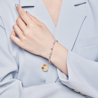 [Amore]Radiant Water Drop Shape Daily Bracelet