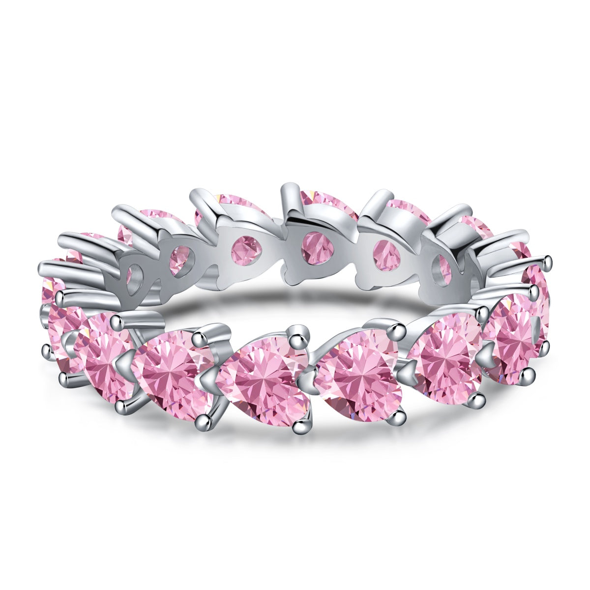[Amore]0.25 Carat Radiant Romance Heart Cut Lover Ring