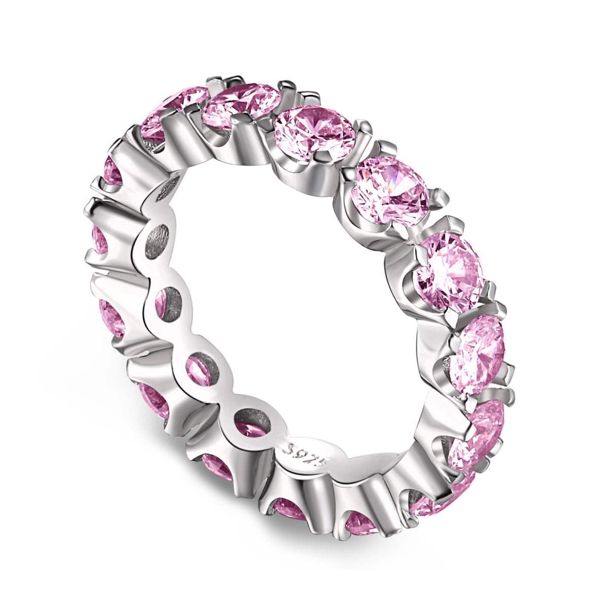 [Amore]Eternity Round Cut Tennis Ring
