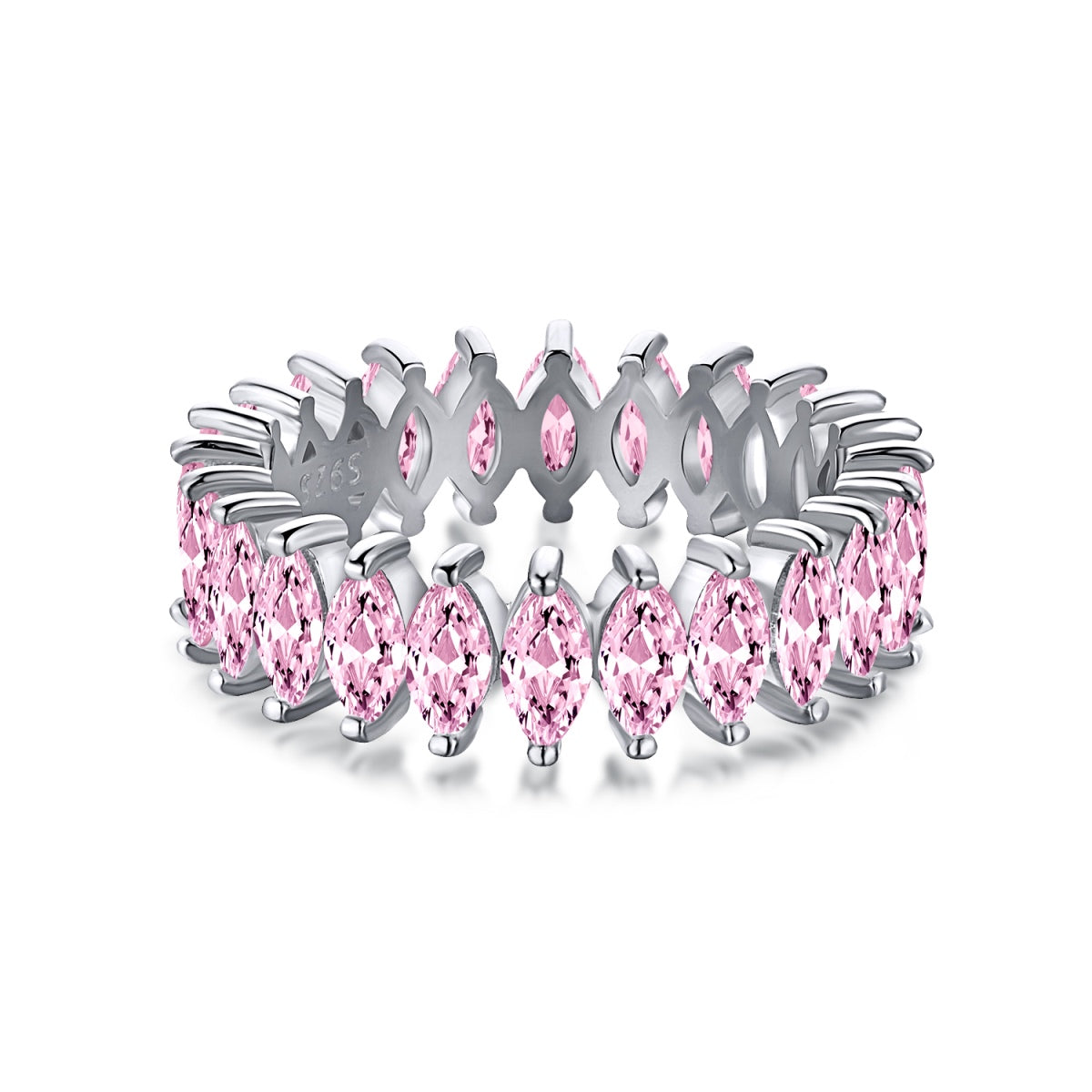 [Amore]Gorgeous Marquise Cut Tennis Ring