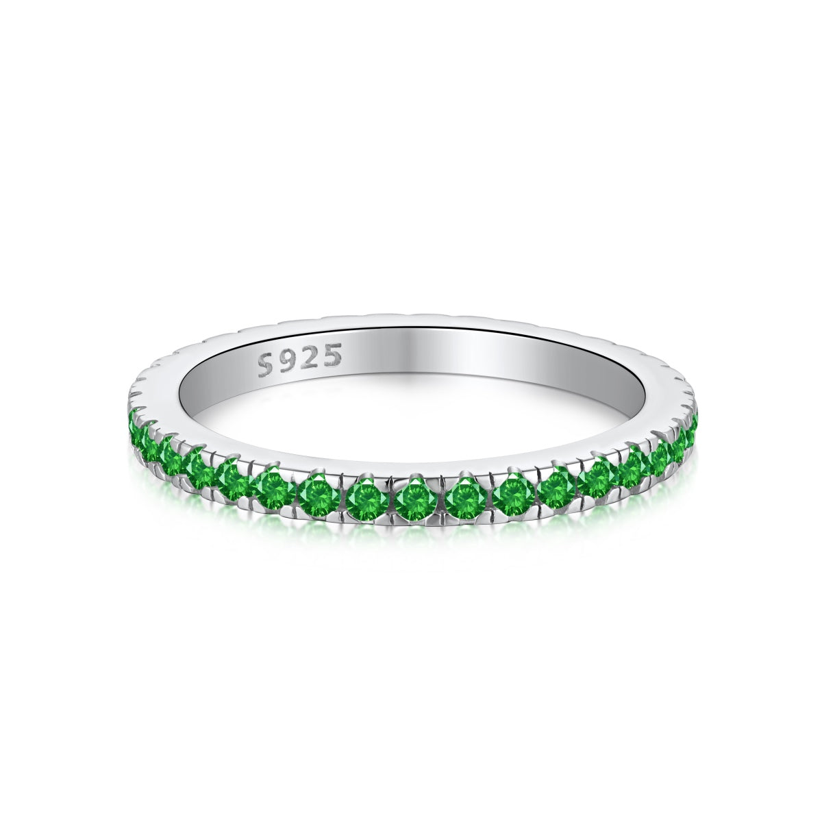 [Amore]Delicate Sparkling Round Cut Daily Ring