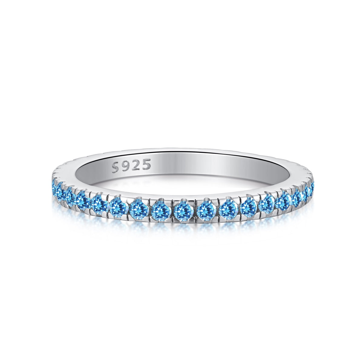 [Amore]Delicate Sparkling Round Cut Daily Ring