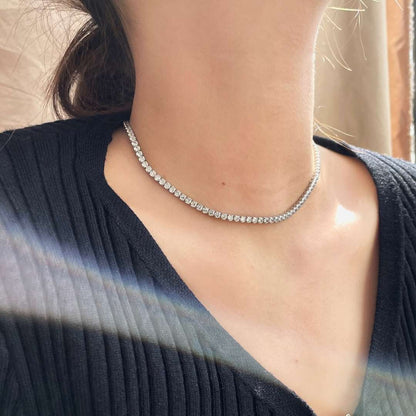 [Amore]Elegant Tennis Chain Necklace
