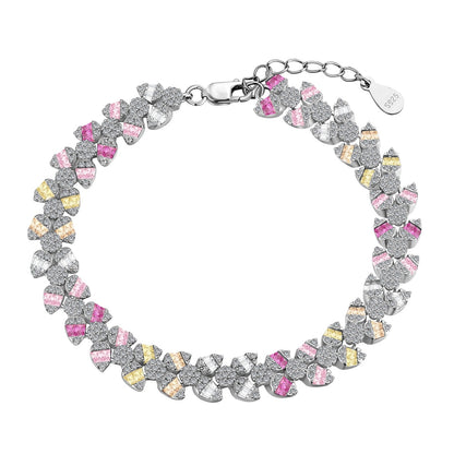 [Amore]Dainty Exquisite Flower Shape Daily Bracelet