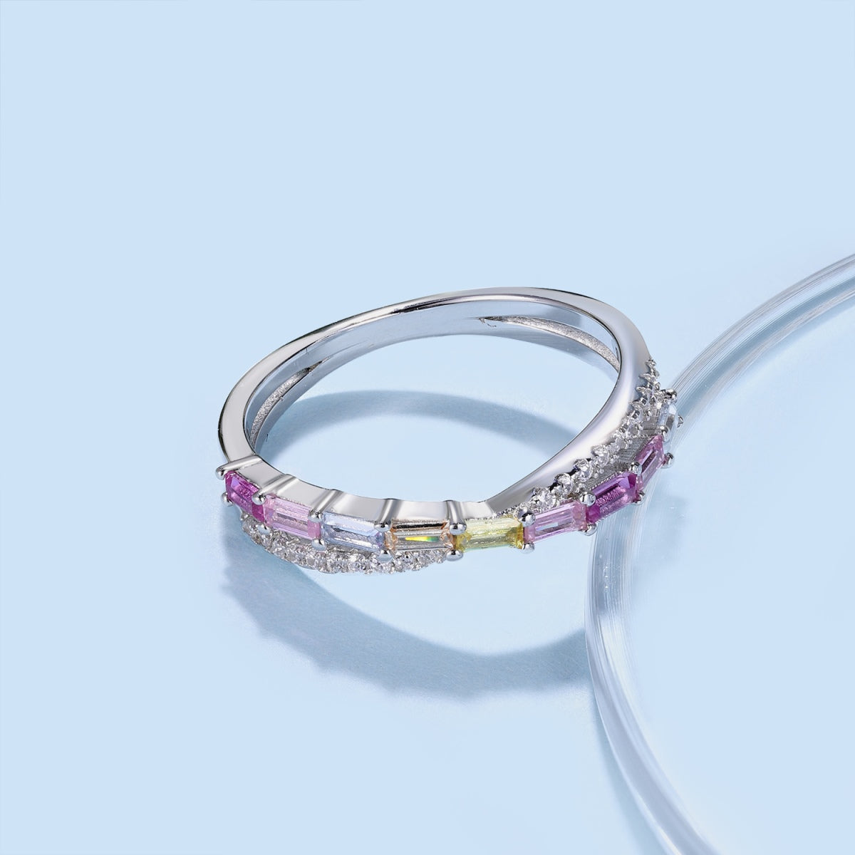 [Amore]Energetic Elegant Radiant Cut Party Ring