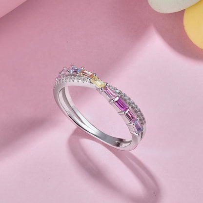 [Amore]Energetic Elegant Radiant Cut Party Ring