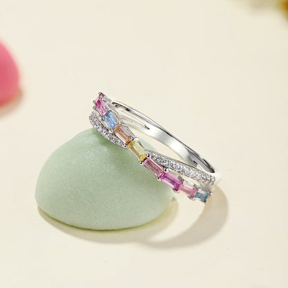 [Amore]Energetic Elegant Radiant Cut Party Ring