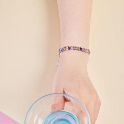 [Amore]Sparkling Exquisite Multi Cut Party Bracelet