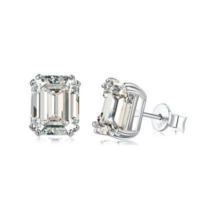 [Amore]Dazzling Square Shape Earrings