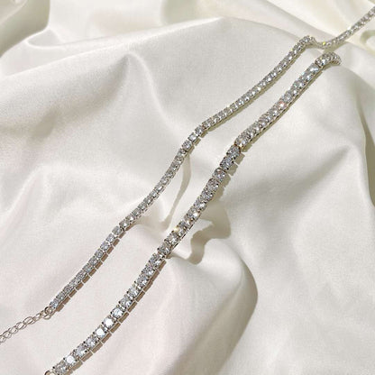 [Amore]Elegant Tennis Chain Necklace
