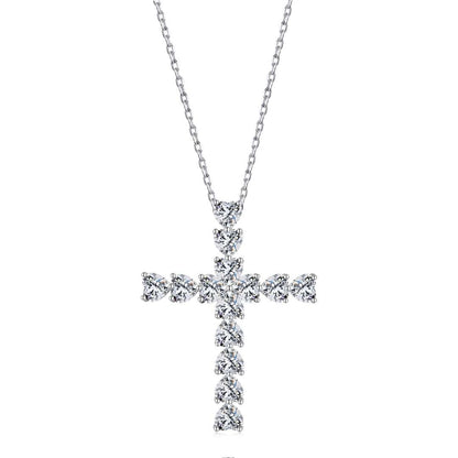 [Amore]Radiant Cross Shape Necklace