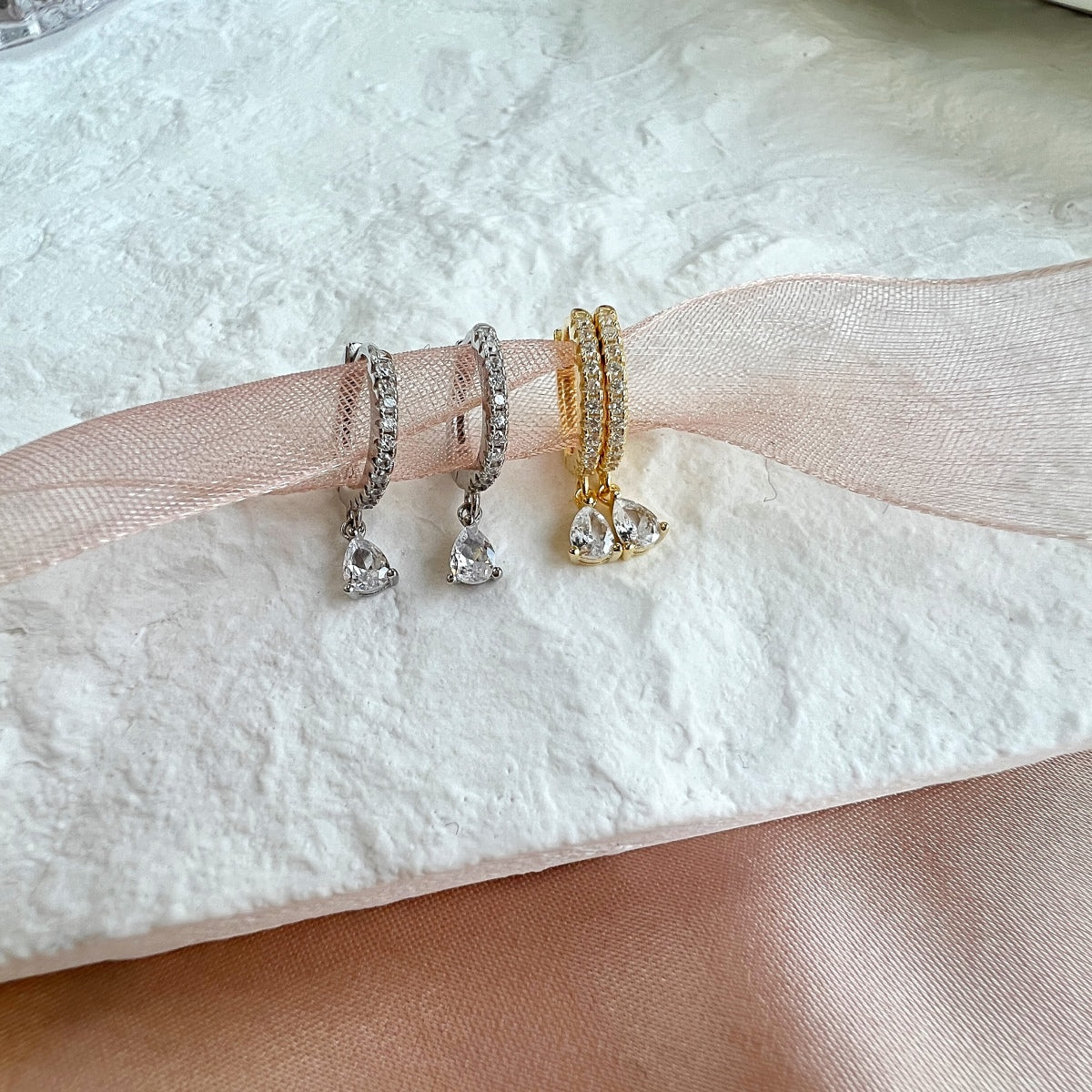 [Amore]Luxurious Geometric Drop Earrings