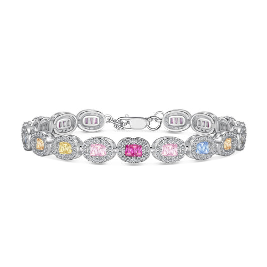 [Amore]Exquisite Ornate Emerald Cut Daily Bracelet