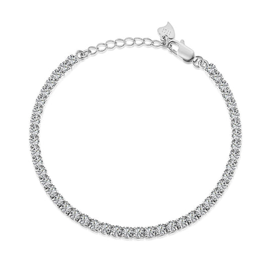 [Amore]Sparkling Round Cut Daily Bracelet