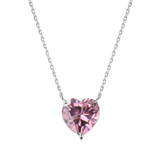 [Amore]6.0 carat Radiant Heart Shape Necklace