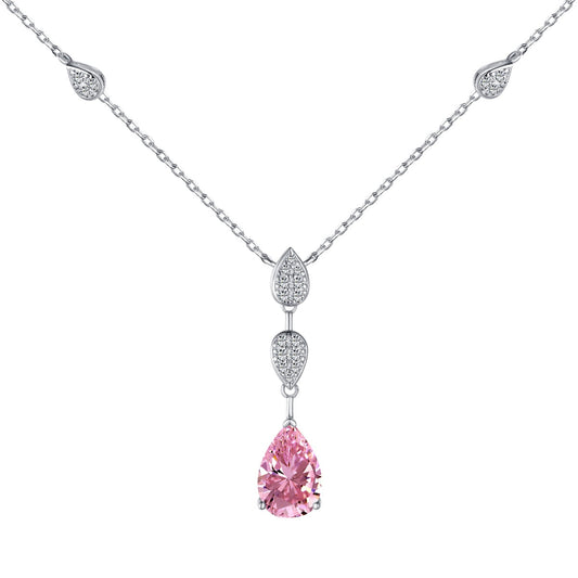 [Amore]Dazzling Pear Cut Necklace