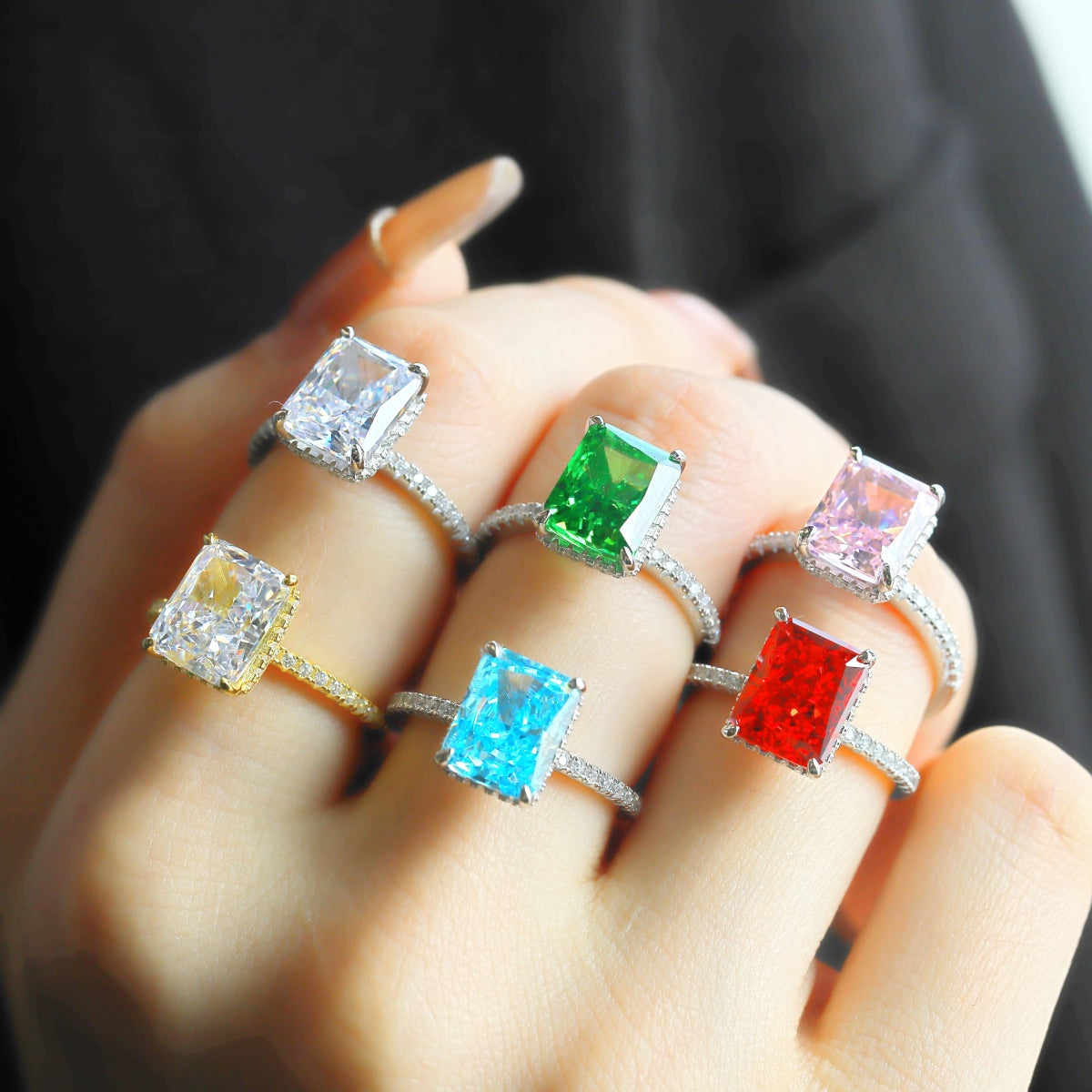[Amore]4.0 Carat Luxurious Engagement Ring