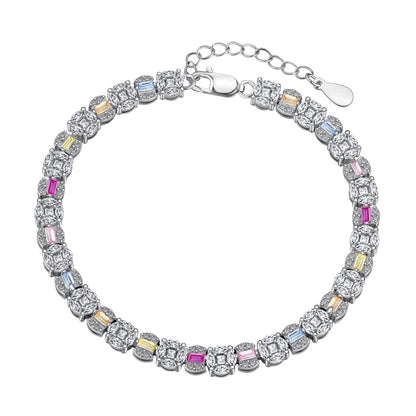 [Amore]Dazzling Radiant Multi Cut Daily Bracelet