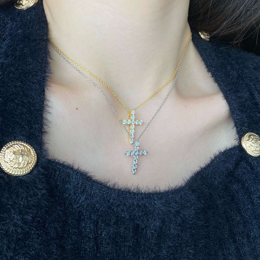 [Amore]Unique Cross Shape Necklace