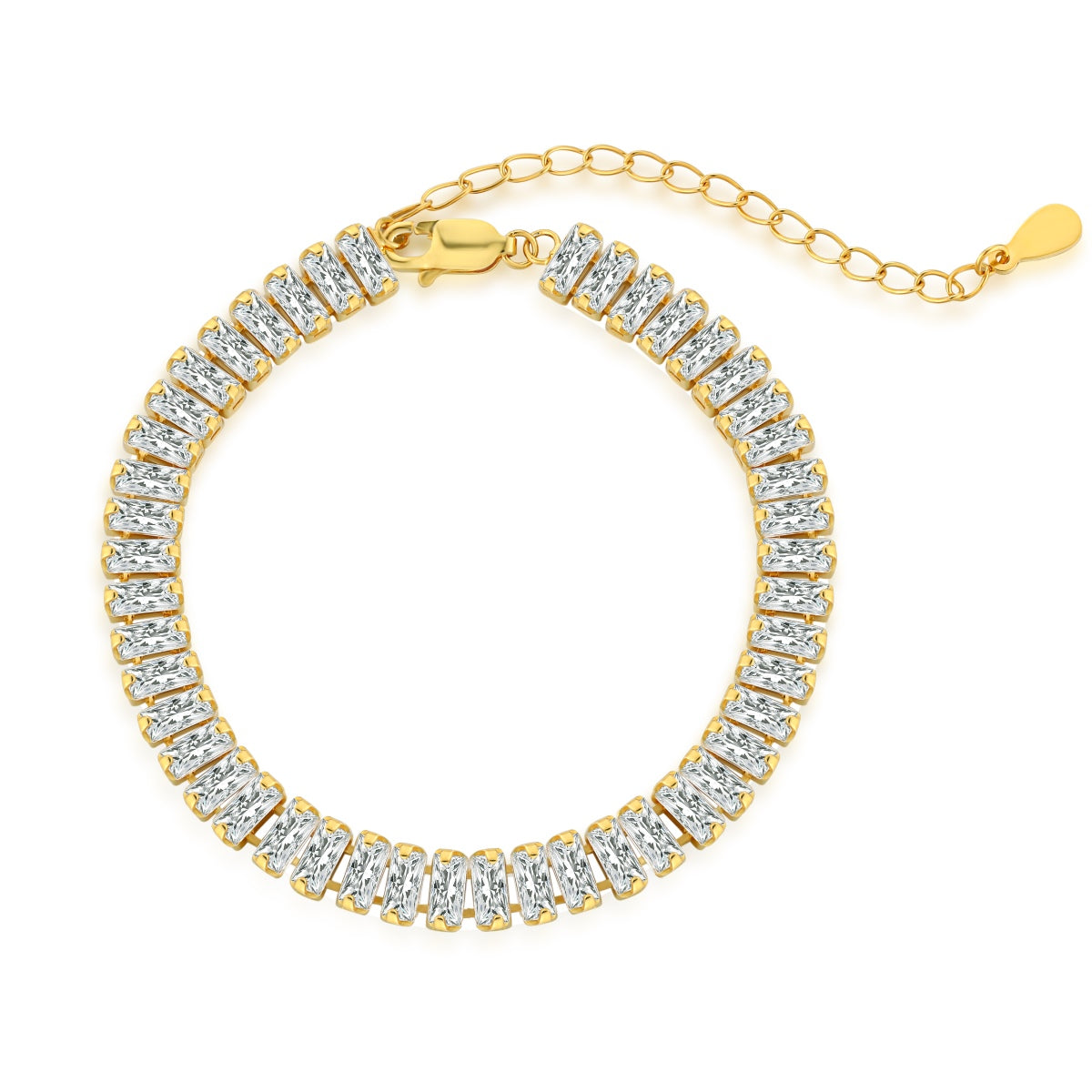 [Amore]Exquisite Emerald Cut Daily Bracelet