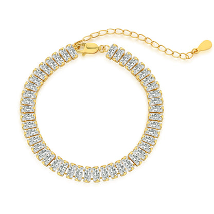 [Amore]Exquisite Emerald Cut Daily Bracelet