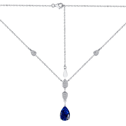 [Amore]Dazzling Pear Cut Necklace