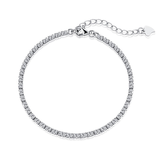 [Amore]Elegant Emerald Cut Daily Bracelet