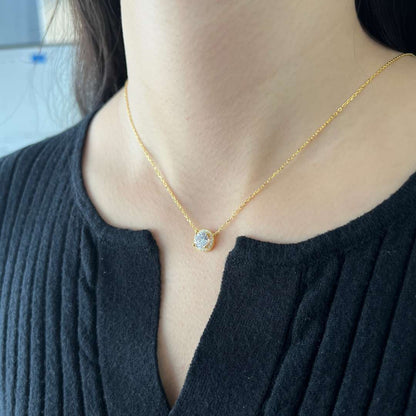 [Amore]Luxurious Round Cut Necklace