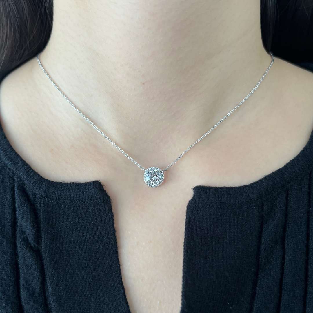 [Amore]Luxurious Round Cut Necklace
