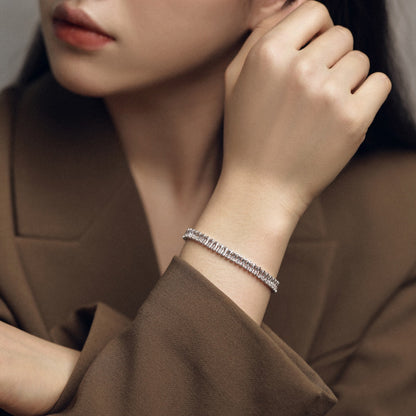 [Amore]Exquisite Emerald Cut Daily Bracelet