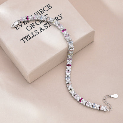 [Amore]Unique Colorful Flower Shape Daily Bracelet