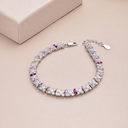 [Amore]Unique Colorful Flower Shape Daily Bracelet