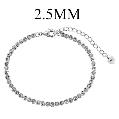 [Amore]Dazzling Sparkling Round Cut Daily Bracelet