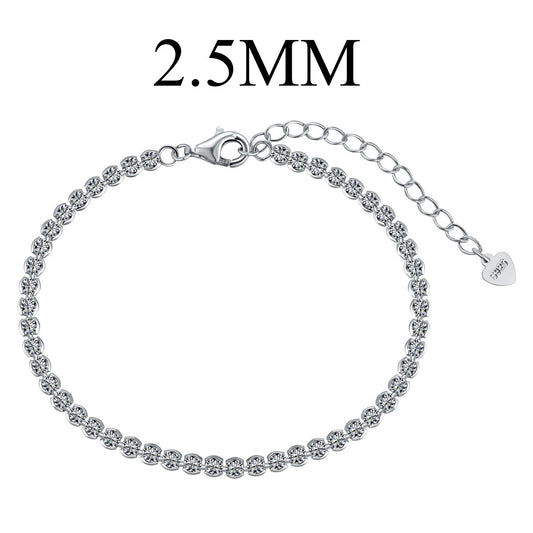 [Amore]Dazzling Sparkling Round Cut Daily Bracelet