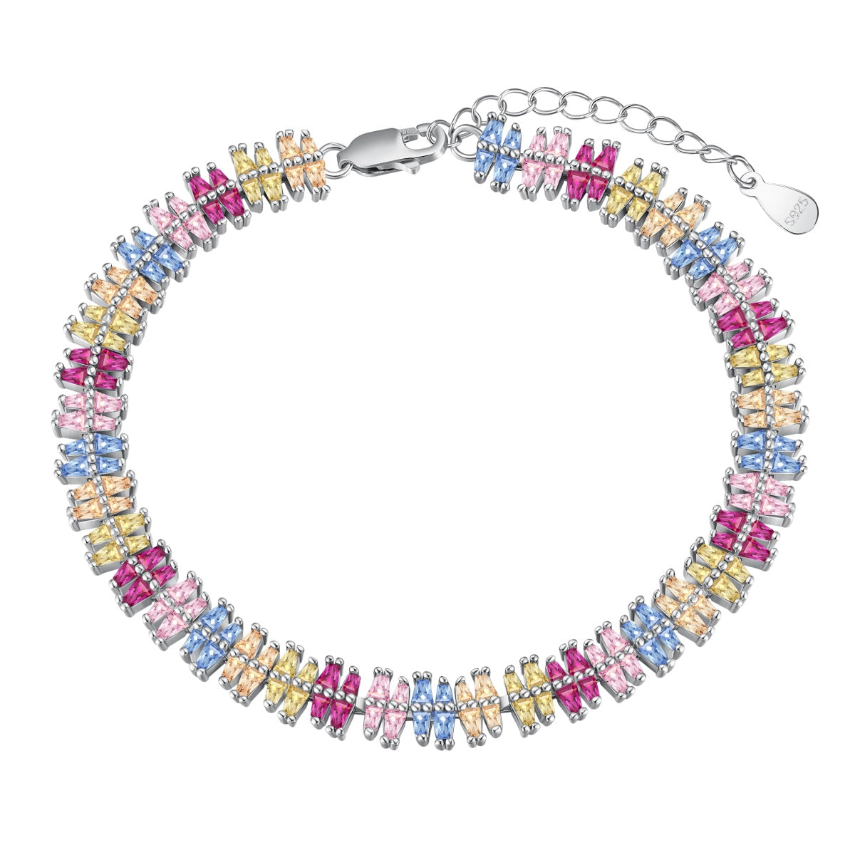 [Amore]Sparkling Exquisite Multi Cut Party Bracelet
