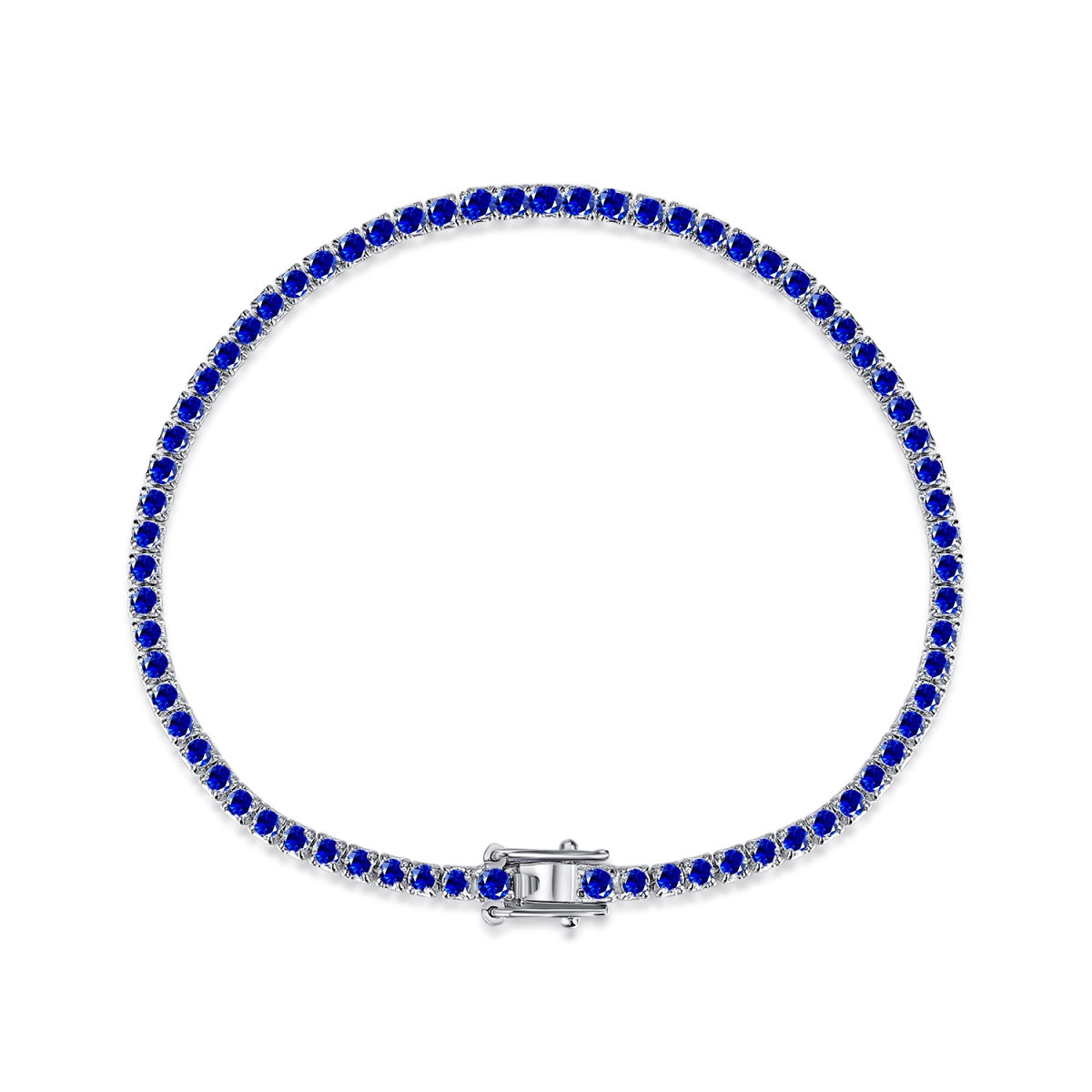 [Amore]Dazzling Colorful Round Cut Daily Bracelet