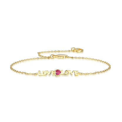 [Amore]Romantic Heart Shape Lover Bracelet